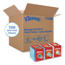 Kleenex Boutique Anti-Viral Facial Tissue, 3-Ply, White, Pop-Up Box, 60 Sheets/Box, 3 Boxes/Pack, 4 Packs/Carton - KCC21286CT