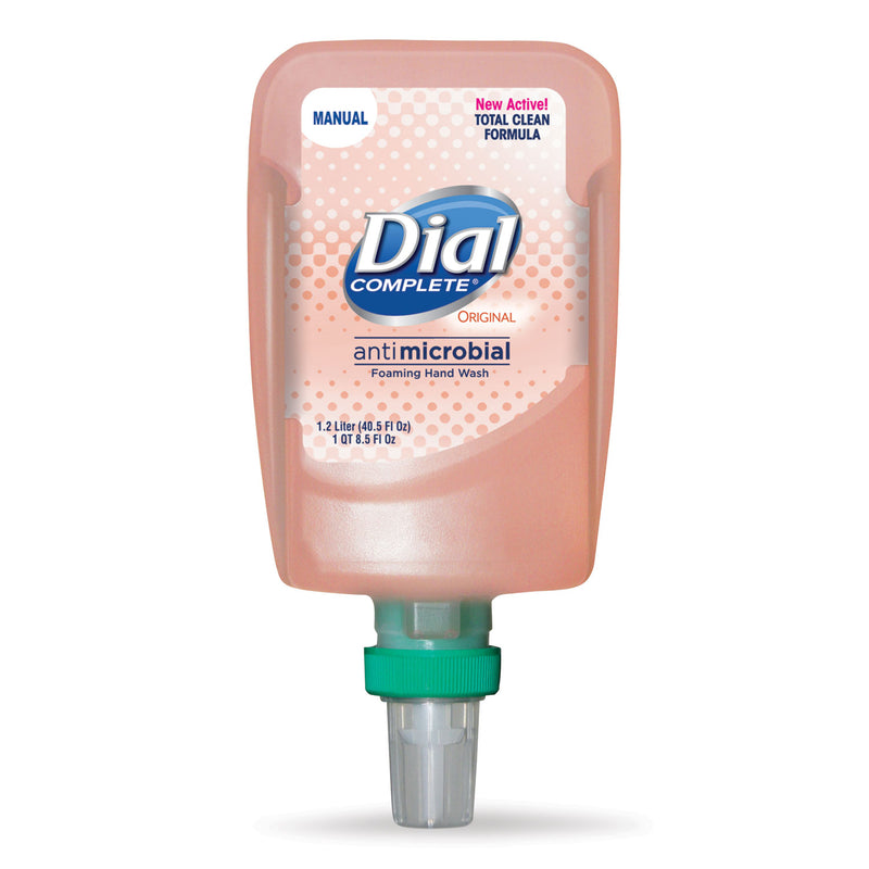 Dial Antibacterial Foaming Hand Wash Refill For Fit Manual Dispenser, Original, 1.2 L, 3/carton - DIA16670