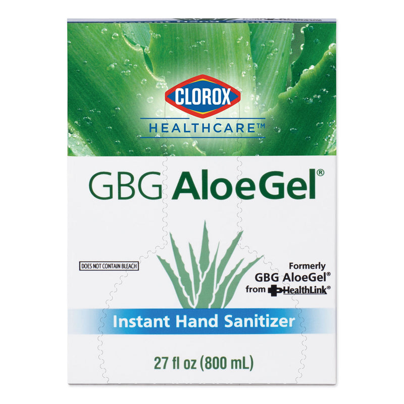Clorox Healthcare Gbg Aloegel Instant Hand Sanitizer, 800 Ml Bag-In-A-Box, 12/Carton - CLO32376