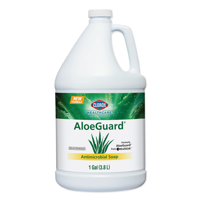 Clorox Healthcare Aloeguard Antimicrobial Soap, Aloe Scent, 1 Gal Bottle, 4/Carton - CLO32380