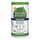 Seventh Generation Disinfecting Multi-Surface Wipes, 8 X 7, Lemongrass Citrus, 70/Canister, 6 Canisters/Carton - SEV44753CT