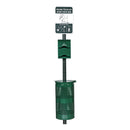 Poopy Pouch Imperial Pet Waste Station, 12 X 14 X 96, Hunter Green - CWDPPSD012R400