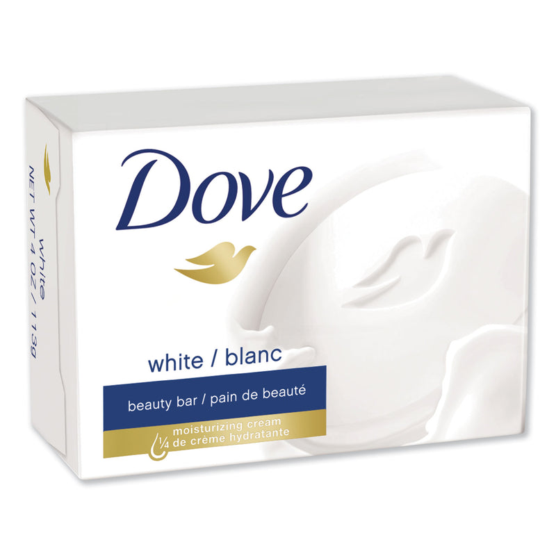 Dove White Beauty Bar, Light Scent, 2.6 Oz, 36/Carton - UNI61073CT