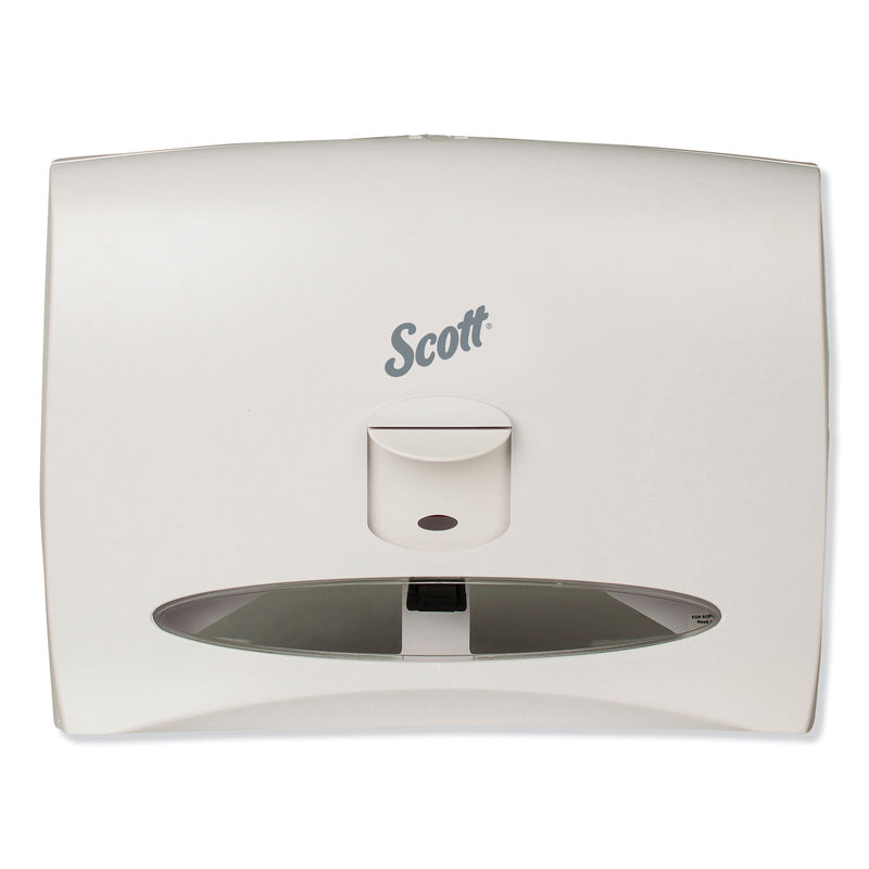 Scott Personal Seat Toilet Seat Cover Dispenser, 17 1/2 X 2 1/4 X 13 1/4, White - KCC09505