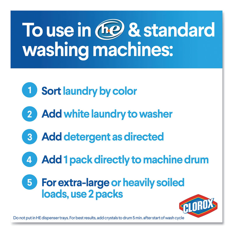 Clorox Control Bleach Packs, Regular, 12 Tabs/Pack, 6 Packs/Carton - CLO31371