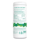 Seventh Generation Multi Purpose Wipes, 7 X 7 1/2, Garden Mint, 37 Wipes/Container, 3 Container/Pk - SEV44689PK
