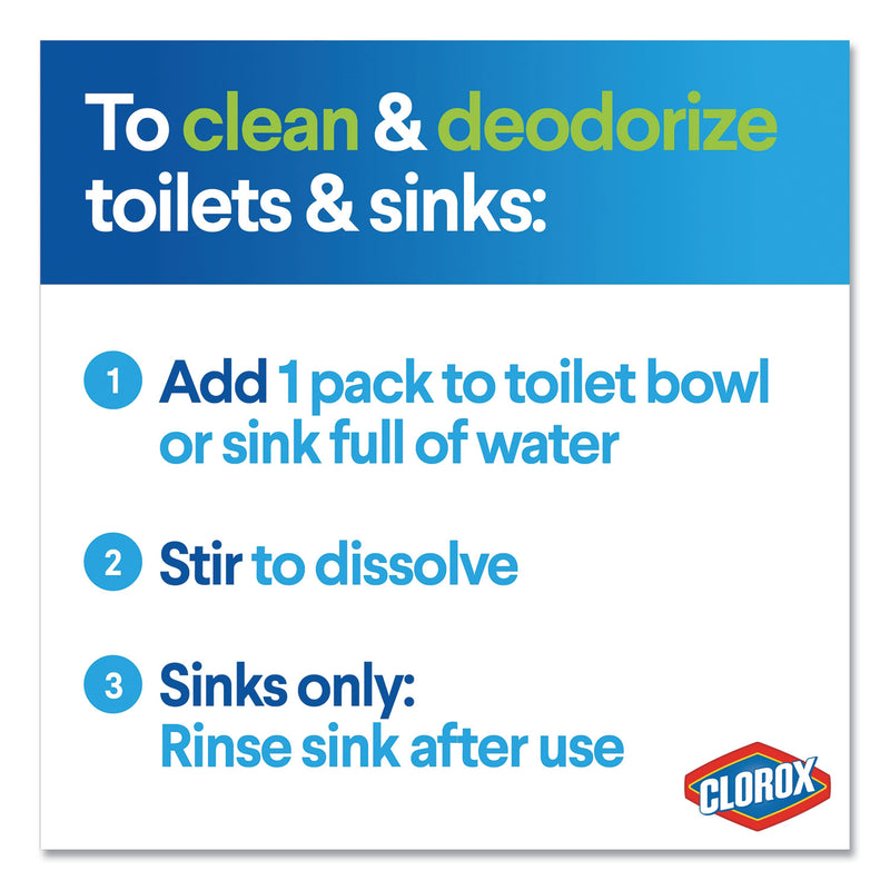 Clorox Control Bleach Packs, Regular, 12 Tabs/Pack, 6 Packs/Carton - CLO31371