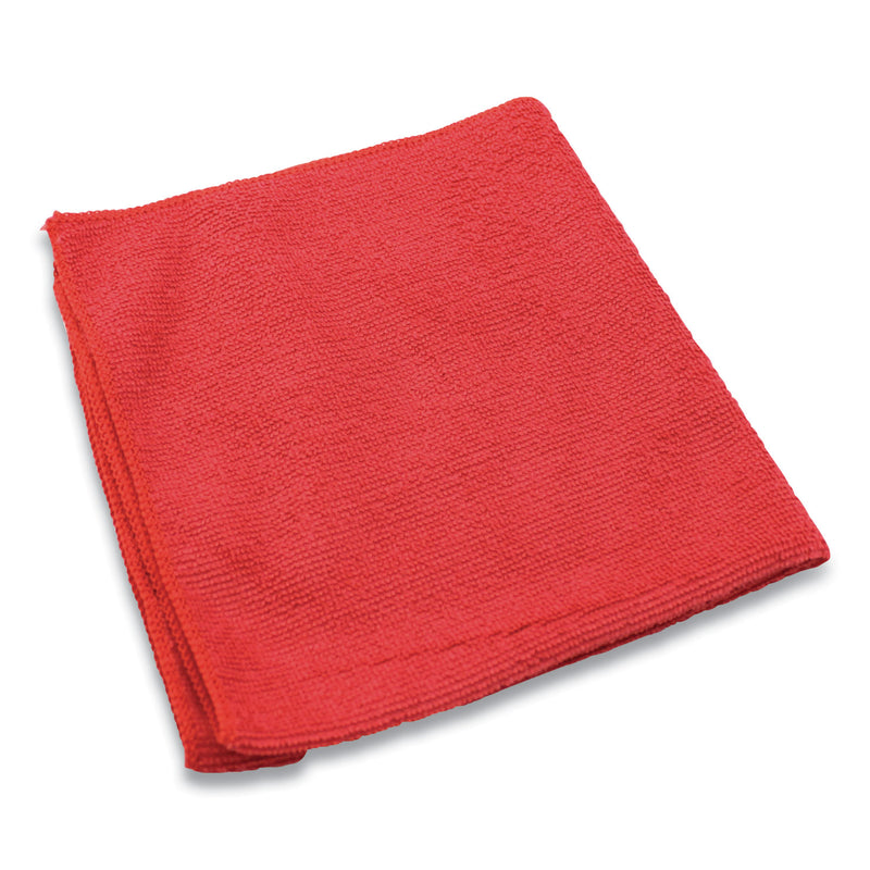 Impact Lightweight Microfiber Cloths, 16 X 16, Red, 240/Carton - IMPLFK451
