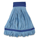 Impact Microfiber Tube Wet Mops, 15 X 2, Blue, 12/Carton - IMPLF0003