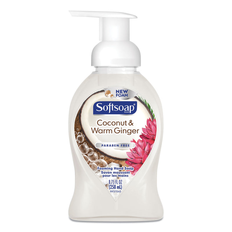 Softsoap Sensorial Foaming Hand Soap, 8.75 Oz Pump Bottle, Coconut And Warm Ginger, 6/Carton - CPC96985