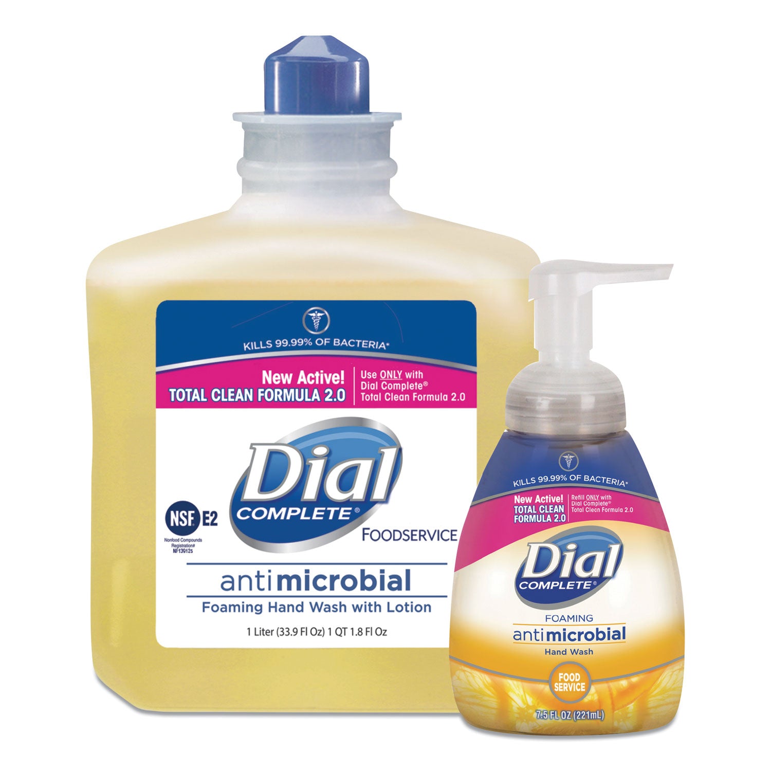 Dial Antibacterial Foaming Hand Wash, Light Citrus, 7.5 Oz Pump, 8/carton - DIA06001CT
