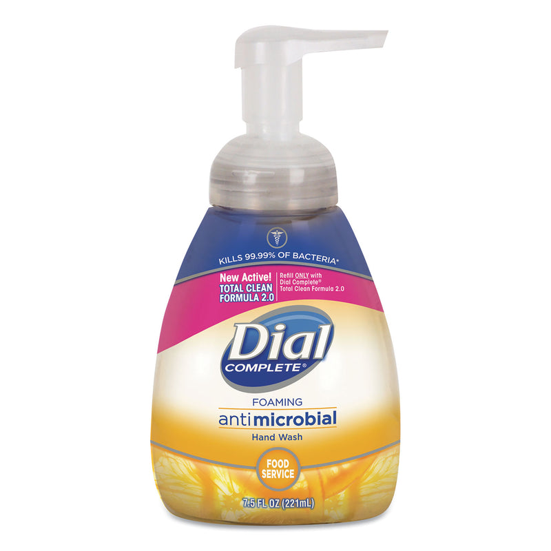 Dial Antibacterial Foaming Hand Wash, Light Citrus, 7.5 Oz Pump, 8/carton - DIA06001CT