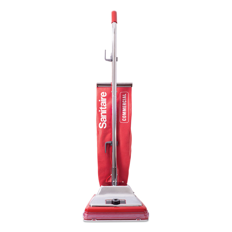 Sanitaire Tradition Upright Vacuum With Shake-Out Bag, 17.5 Lb, Red - EURSC886G