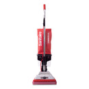 Sanitaire Tradition Upright Vacuum With Dust Cup, 7 Amp, 12" Path, Red/Steel - EURSC887E