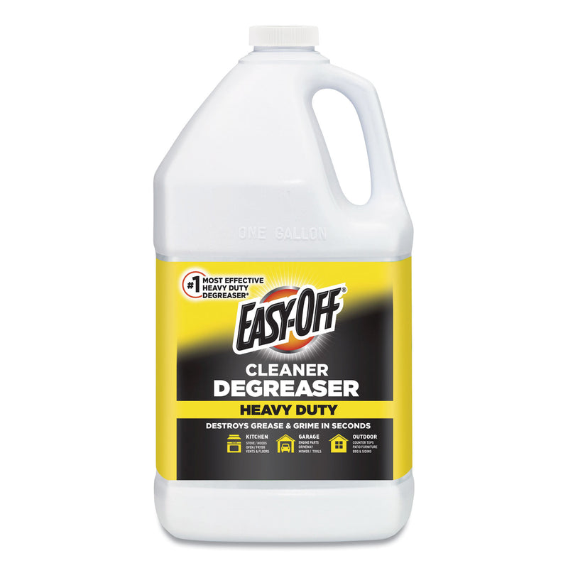 EASY-OFF Heavy Duty Cleaner Degreaser, 128 Oz Bottle, 4/Carton - RAC99623