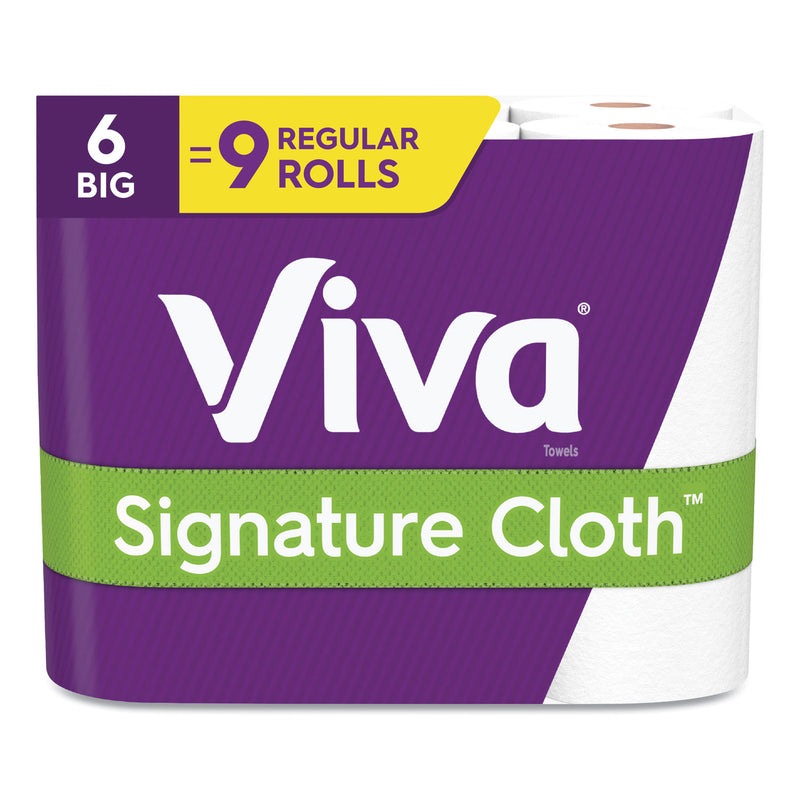 Viva Signature Cloth Choose-A-Sheet Paper Towels, 1-Ply, 11 X 5.9, White, 83 Sheets/Roll, 6 Rolls/Pack, 4 Packs/Carton - KCC49425
