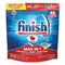 FINISH Powerball Max In 1 Super Charged Ultra Degreaser Dishwasher Tabs, Lemon, Wrapper-Free, 46/Pack, 4 Packs/Carton - RAC20604CT