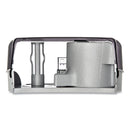 San Jamar Versatwin Tissue Dispenser, 8 X 5 3/4 X 12 3/4, Transparent Black Pearl - SJMR3600TBK