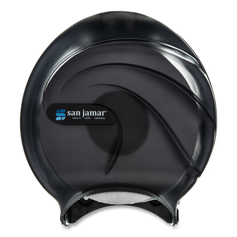 San Jamar Single Jbt Tissue Dispenser, Oceans, 10 1/4 X 5 5/8 X 12, Black Pearl - SJMR2090TBK