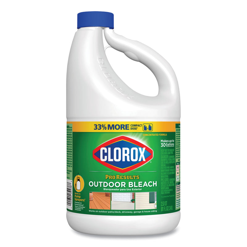 Clorox Outdoor Bleach, 81 Oz Bottle, 6/Carton - CLO32438