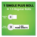 Bounty Paper Towels, 2-Ply, White, 54 Sheets/Roll, 24 Rolls/Carton - PGC47796