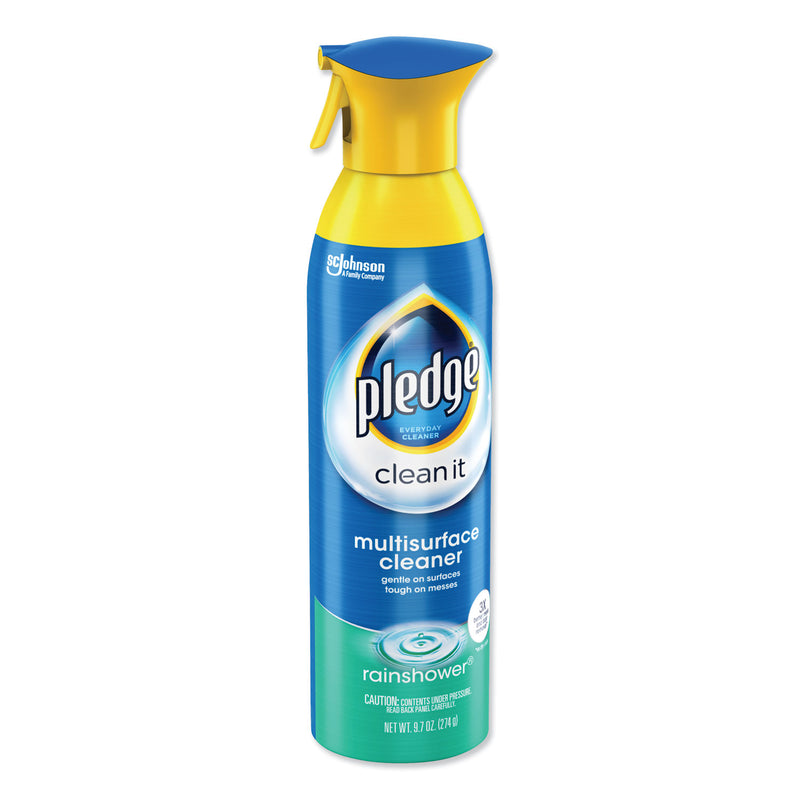 Pledge Multi-Surface Everyday Aerosol, Rainshower, 9.7Oz - SJN300275
