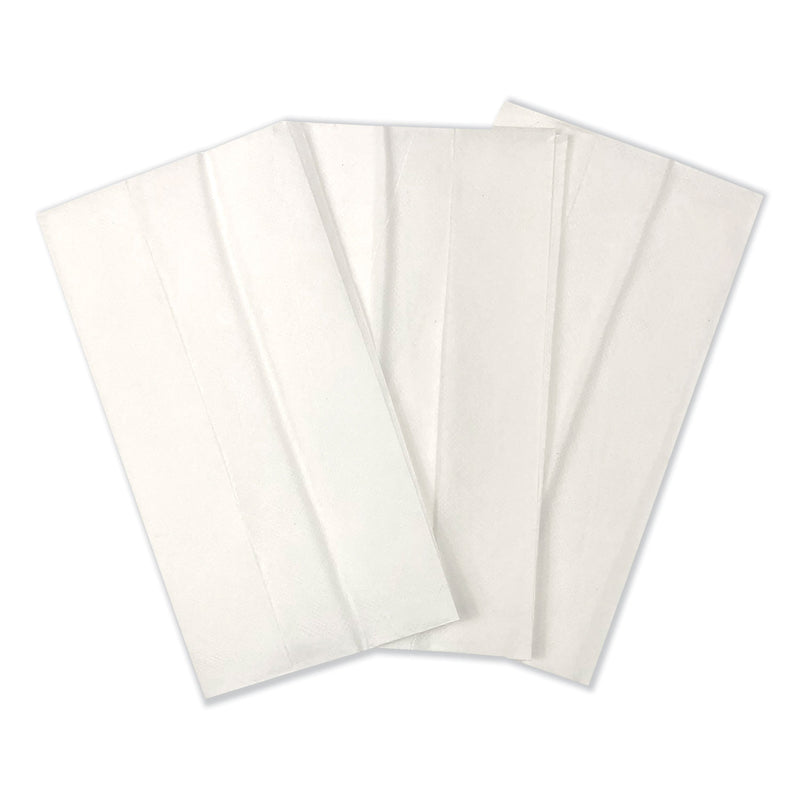 GEN Tall-Fold Napkins, 1-Ply, 7 X 13 1/4, White, 10,000/Carton - GENTFOLDNAPKW