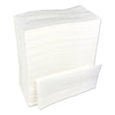 Boardwalk Tallfold Dispenser Napkin, 12" X 7", White, 500/Pack, 20 Packs/Carton - BWK8302W