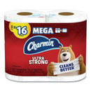 Charmin Ultra Strong Bathroom Tissue, Septic Safe, 2-Ply, 4 X 3.92, White, 286 Sheet/Roll, 4/Pack - PGC52099PK