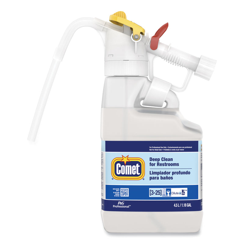 PGProfess Dilute 2 Go, Comet Deep Clean For Restrooms, Fresh Scent, , 4.5 L Jug, 1/Carton - PGC86678