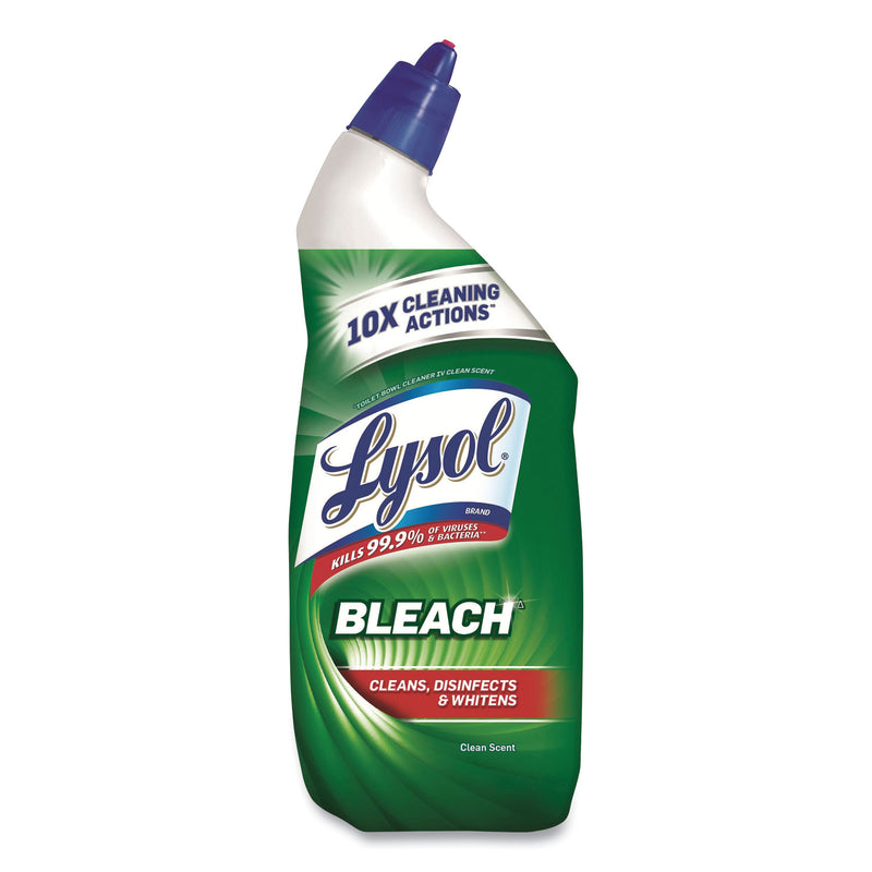 Lysol Disinfectant Toilet Bowl Cleaner With Bleach, 24 Oz, 9/Carton - RAC98014