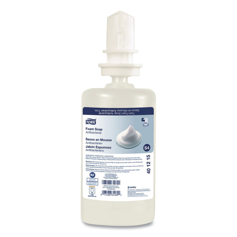 Tork Premium Antibacterial Foam Soap, Unscented, 1 L, 6/Carton - TRK401215