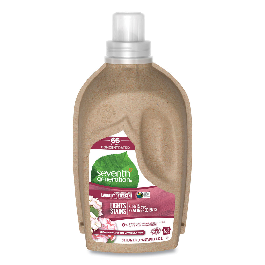 Geranium Liquid Seventh Generation Natural Liquid Laundry Detergent, Geranium Blossoms ...