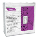 Cascades Select Dinner Napkins, 2-Ply, White, 16 X 15.5, 150/Pack, 20/Carton - CSDN211