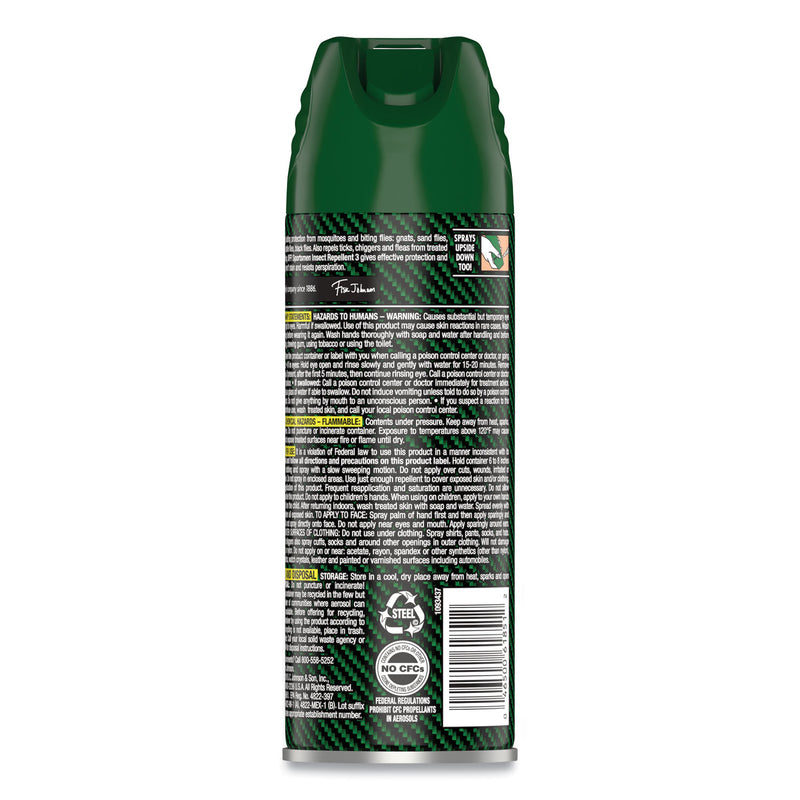 Off Deep Woods Sportsmen Insect Repellent, 6 Oz Aerosol, 12/Carton - SJN317189
