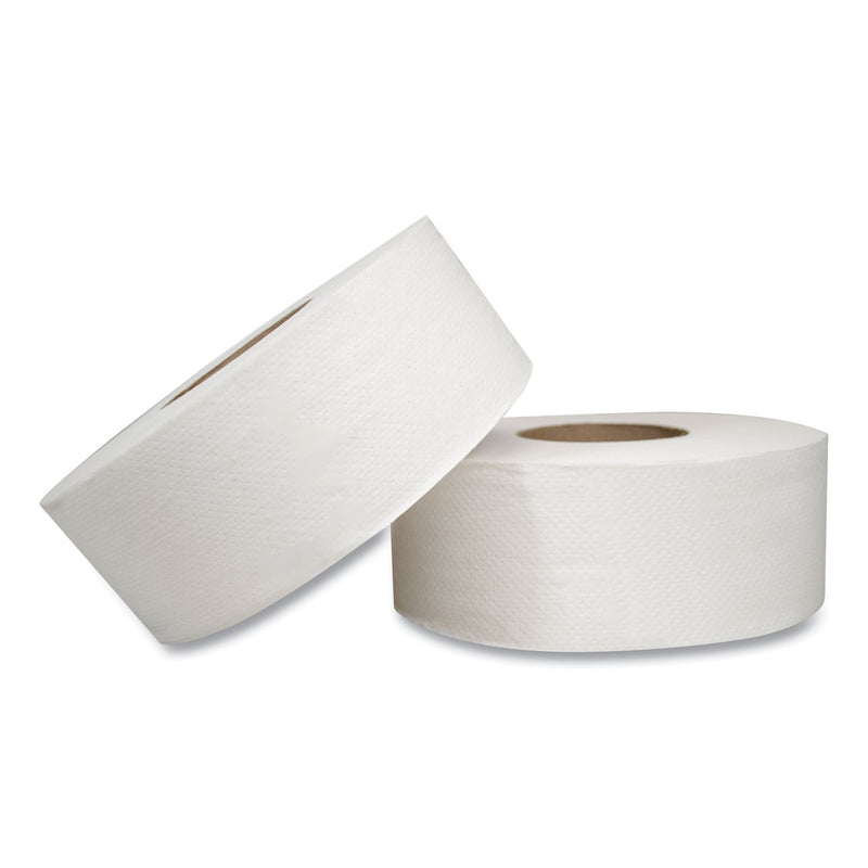 Morcon Jumbo Bath Tissue, Septic Safe, 2-Ply, White, 500 Ft, 12/Carton - MOR129X