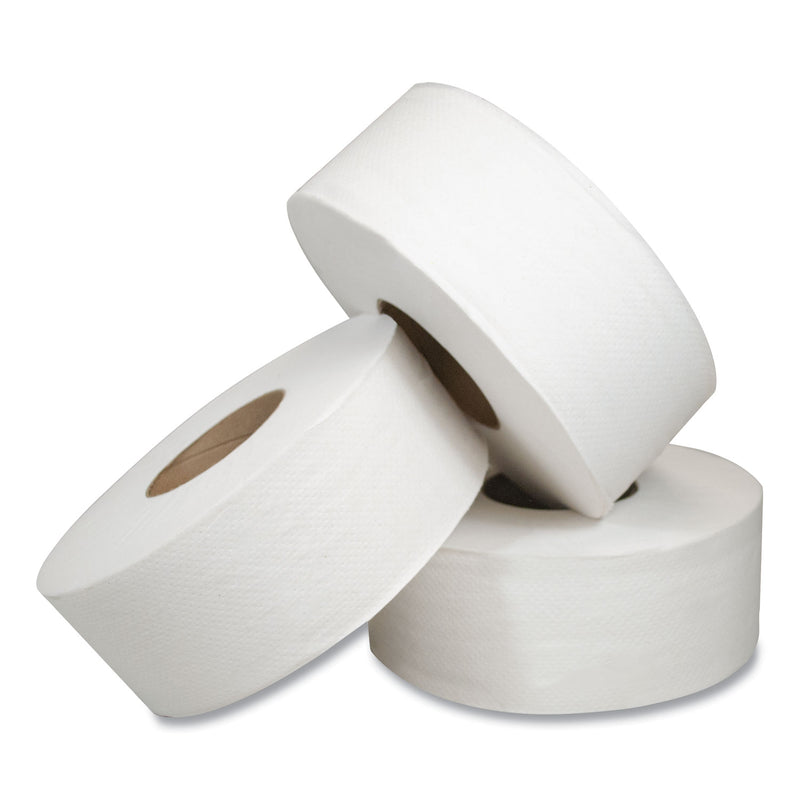 Morcon Jumbo Bath Tissue, Septic Safe, 2-Ply, White, 500 Ft, 12/Carton - MOR129X