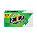 Bounty Quilted Napkins, 1-Ply, 12 1/10 X 12, White, 200/Pack, 8 Pack/Carton - PGC96595CT