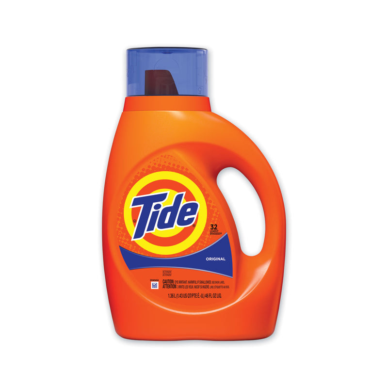 Tide Liquid Tide Laundry Detergent, 32 Loads, 46 Oz Bottle, 6/Carton - PGC40213