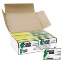 Scotch Brite Medium-Duty Scrubbing Sponge, 3.6 X 6.1, Yellow/Green, 20/Carton - MMM74