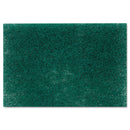 Scotch Brite Commercial Heavy-Duty Scouring Pad, Green, 6 X 9, 12/Pack - MMM86