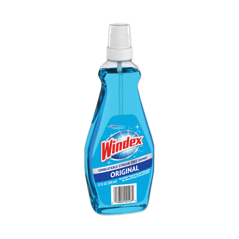 Windex Rtu Ammonia-D Glass Cleaner, Neutral, 12Oz, Pump Bottle, 12/Carton - SJN060123