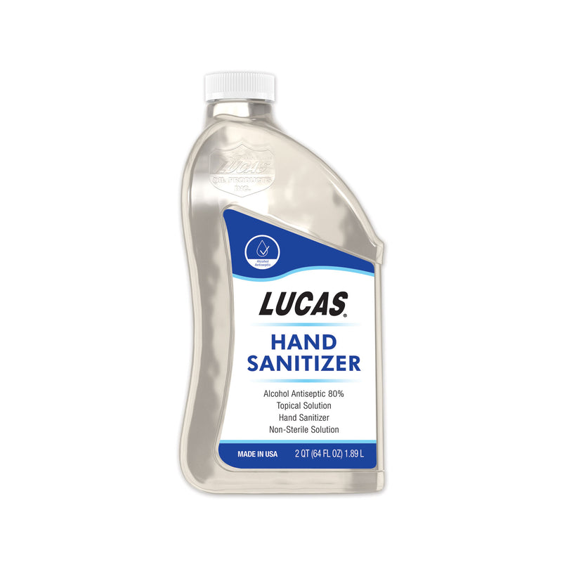 Lucas Oil Hand Sanitizer, 0.5 Gal Bottle, Unscented, 6/Carton - GN111175