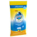 Pledge Multi-Surface Cleaner Wet Wipes, Cloth, Fresh Citrus, 7 X 10, 25/Pack, 12/Carton - SJN319249