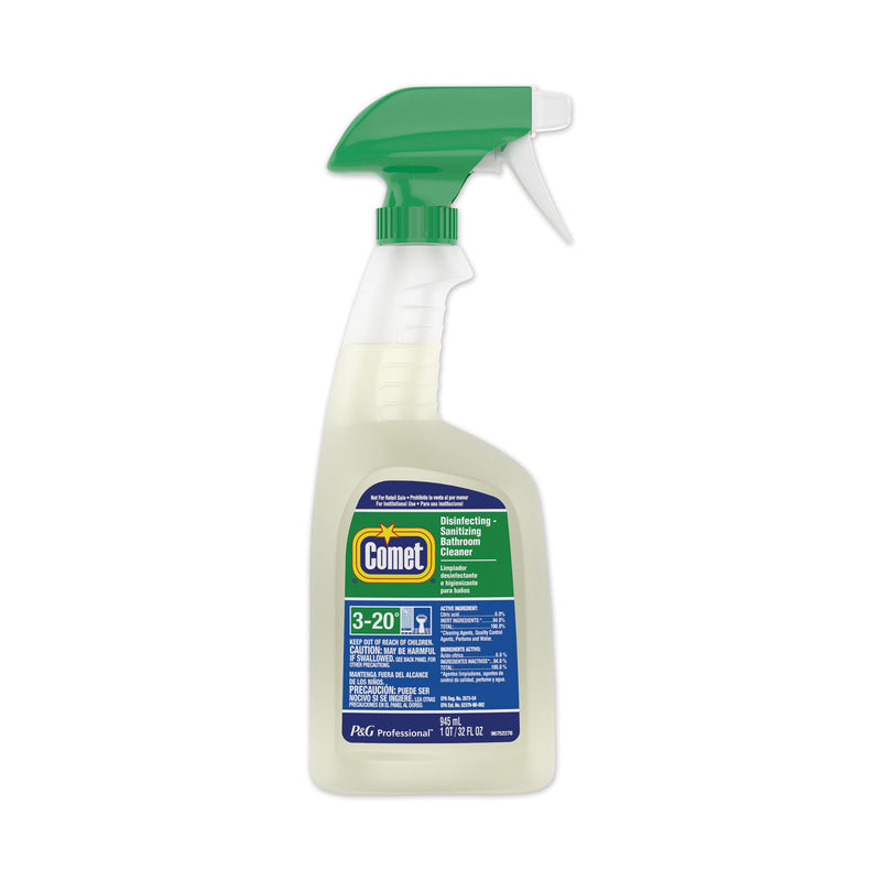 Comet Disinfecting-Sanitizing Bathroom Cleaner, 32 Oz Trigger Bottle, 6/Carton - PGC19214