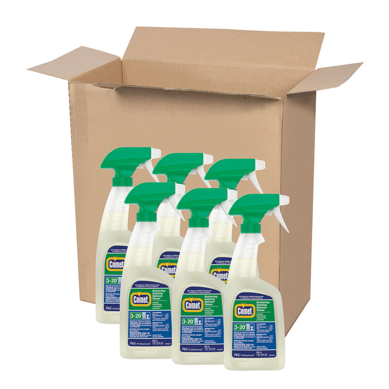 Comet Disinfecting-Sanitizing Bathroom Cleaner, 32 Oz Trigger Bottle, 6/Carton - PGC19214