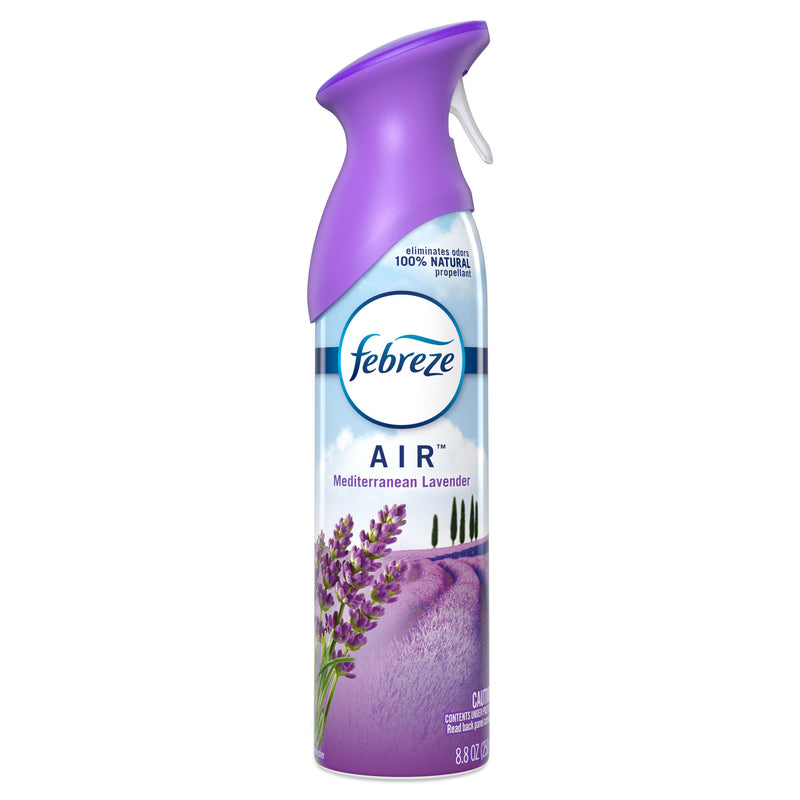 Febreze Air, Mediterranean Lavender, 8.8 Oz Aerosol, 6/Carton - PGC96264
