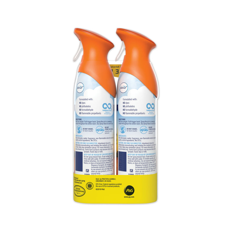Febreze Air, Hawaiian Aloha, 8.8 Oz Aerosol, 2/Pack, 6 Packs/Carton - PGC97794