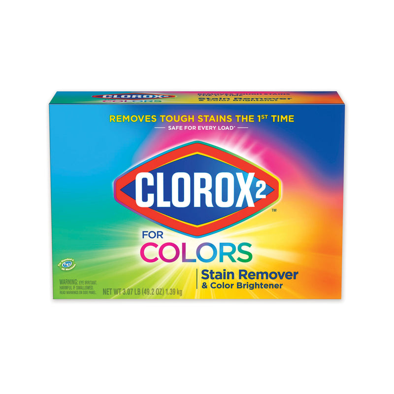 Clorox Stain Remover And Color Booster Powder, Original, 49.2 Oz Box, 4/Carton - CLO03098