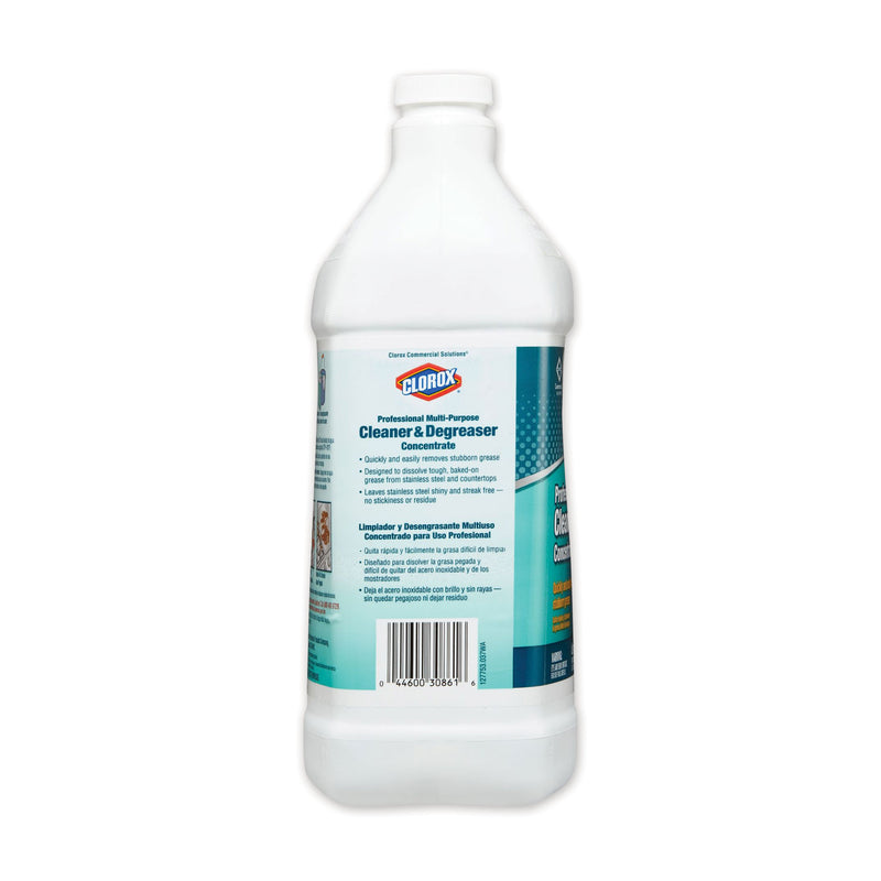 Clorox Professional Multi-Purpose Cleaner And Degreaser Concentrate, 1 Gal, 4/Carton - CLO30861CT
